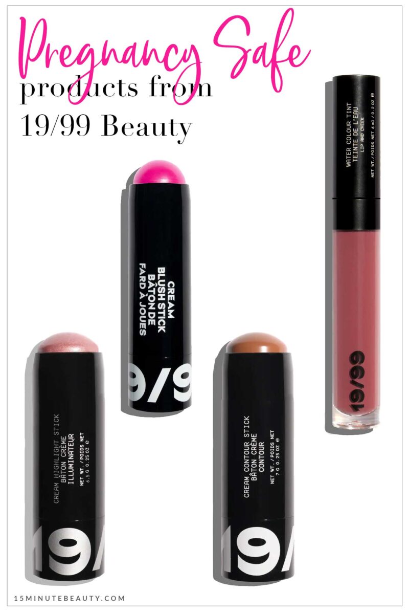Pregnancy Safe Products from 19/99 Beauty