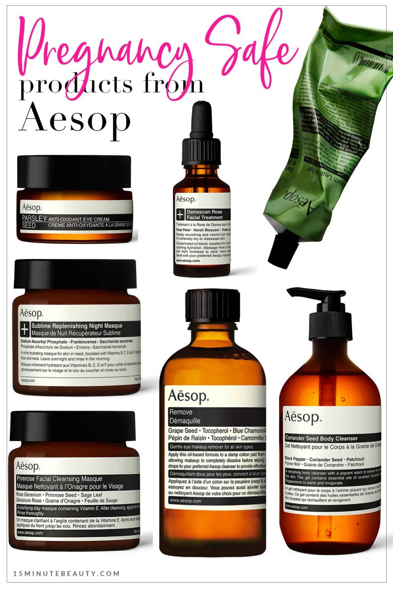 Pregnancy Safe Skincare from Aesop Skin Care