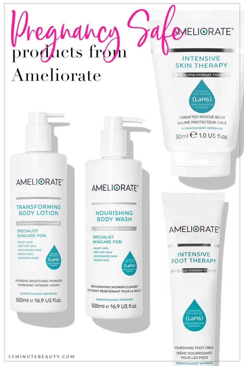 Pregnancy Safe Products from Ameliorate Skincare