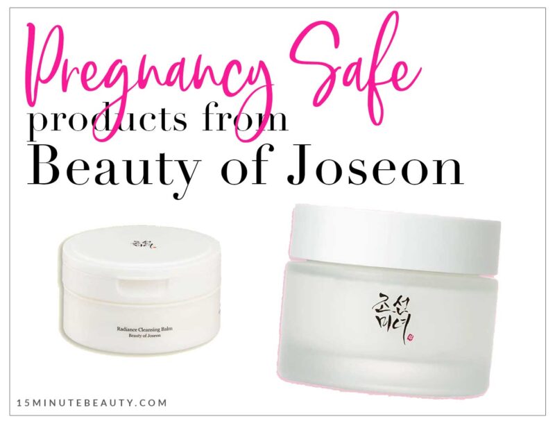 Pregnancy Safe Products from Beauty of Joseon