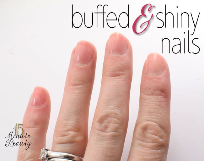 Buffed and Shiny Nails