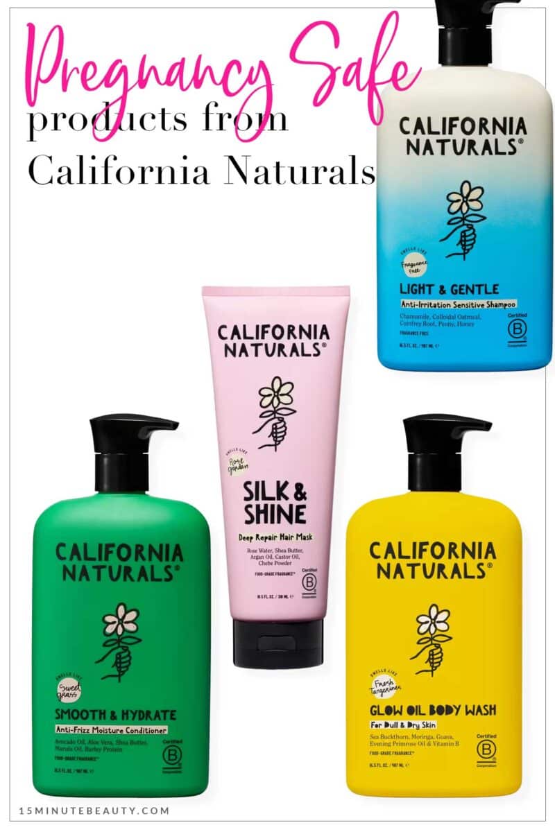 Pregnancy and Nursing Safe Products from California Naturals