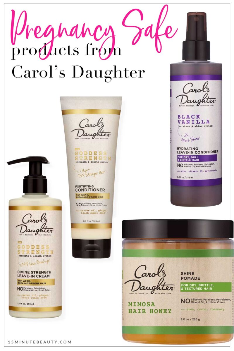 Pregnancy safe products from carol's daughter