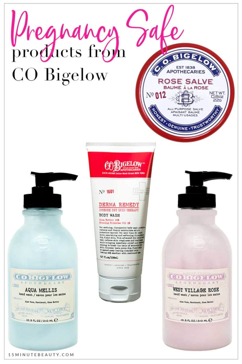 Pregnancy and Nursing Safe Products from CO Bigelow