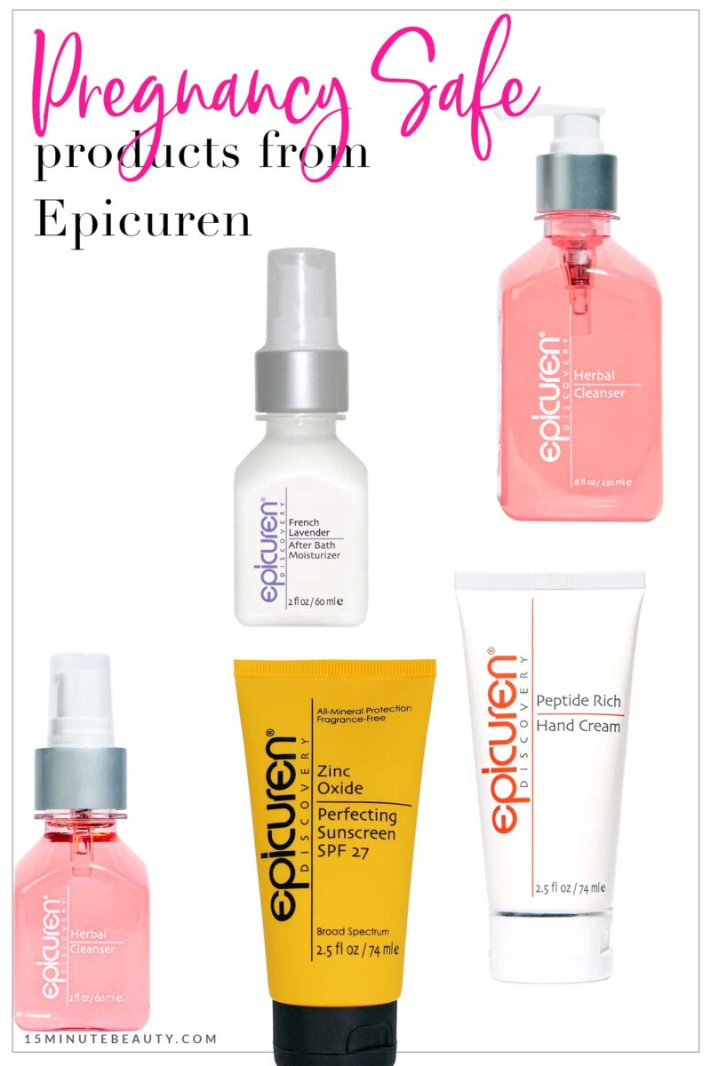 Pregnancy Safe Products from Epicuren