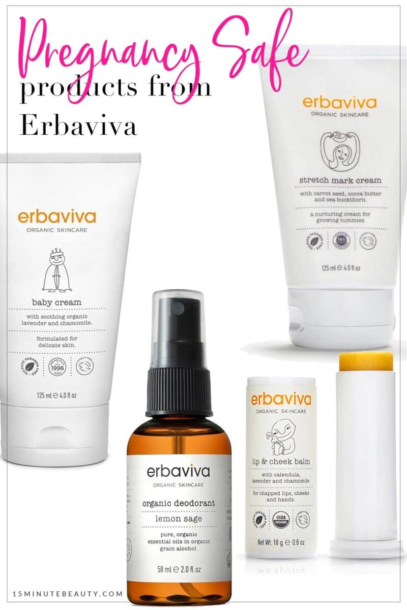 Pregnancy and Nursing Safe Products from Erbaviva