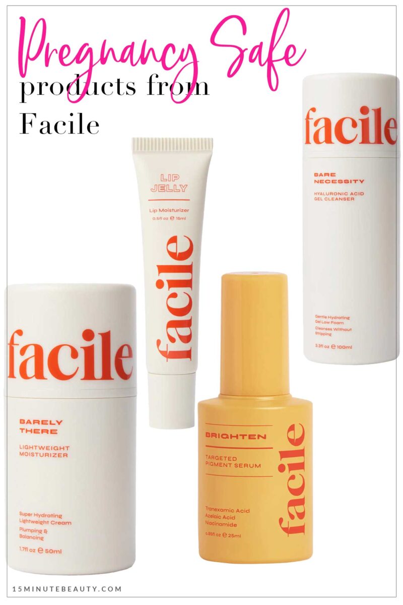 Pregnancy and Nursing Safe Products from Facile Skin