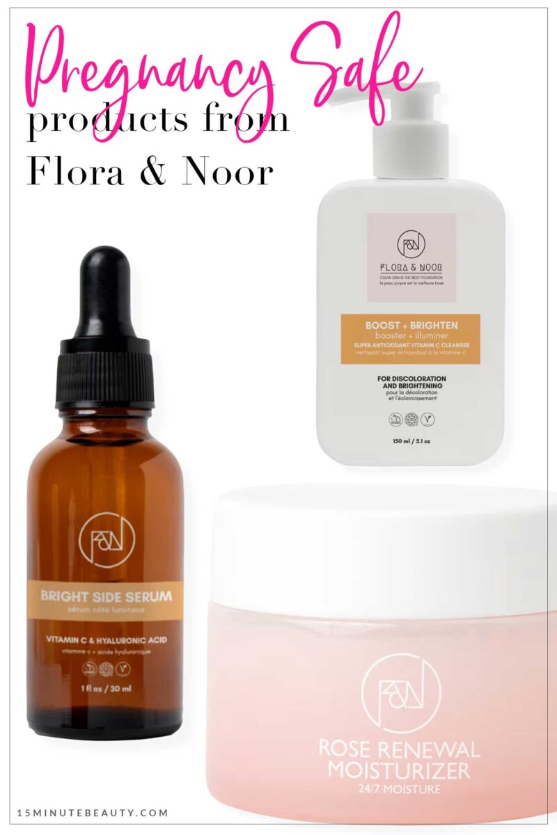 Pregnancy and Nursing Safe Products from Flora & Noor