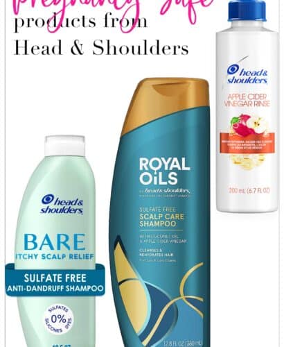 Pregnancy and Nursing Safe Products from Head & Shoulders