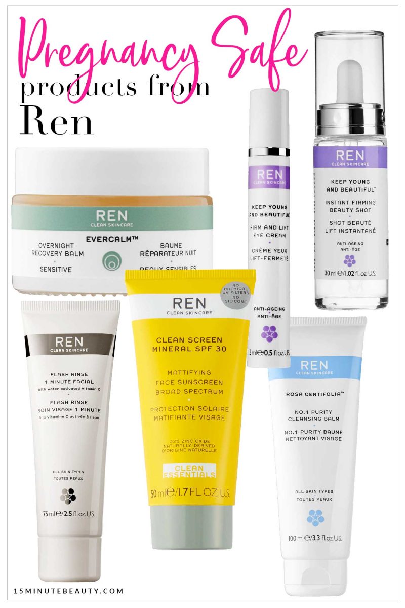 Pregnancy Safe Skincare from REN