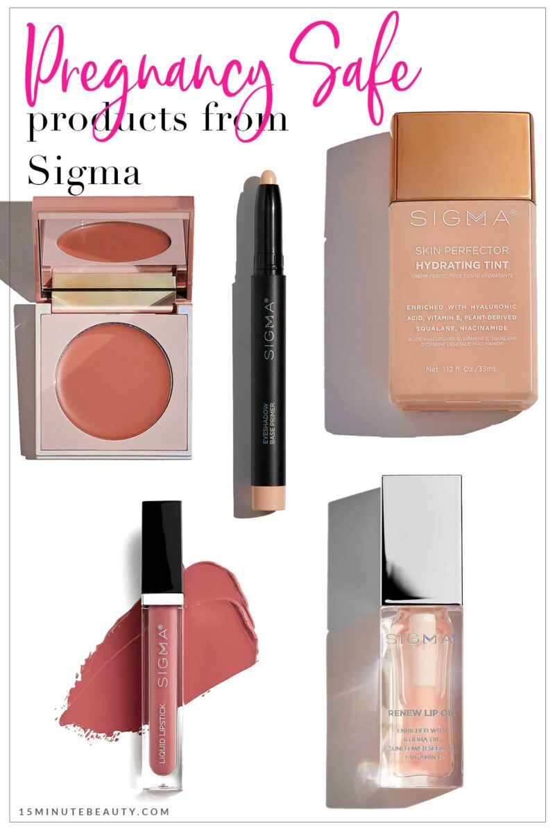 Pregnancy Safe Products from Sigma Beauty