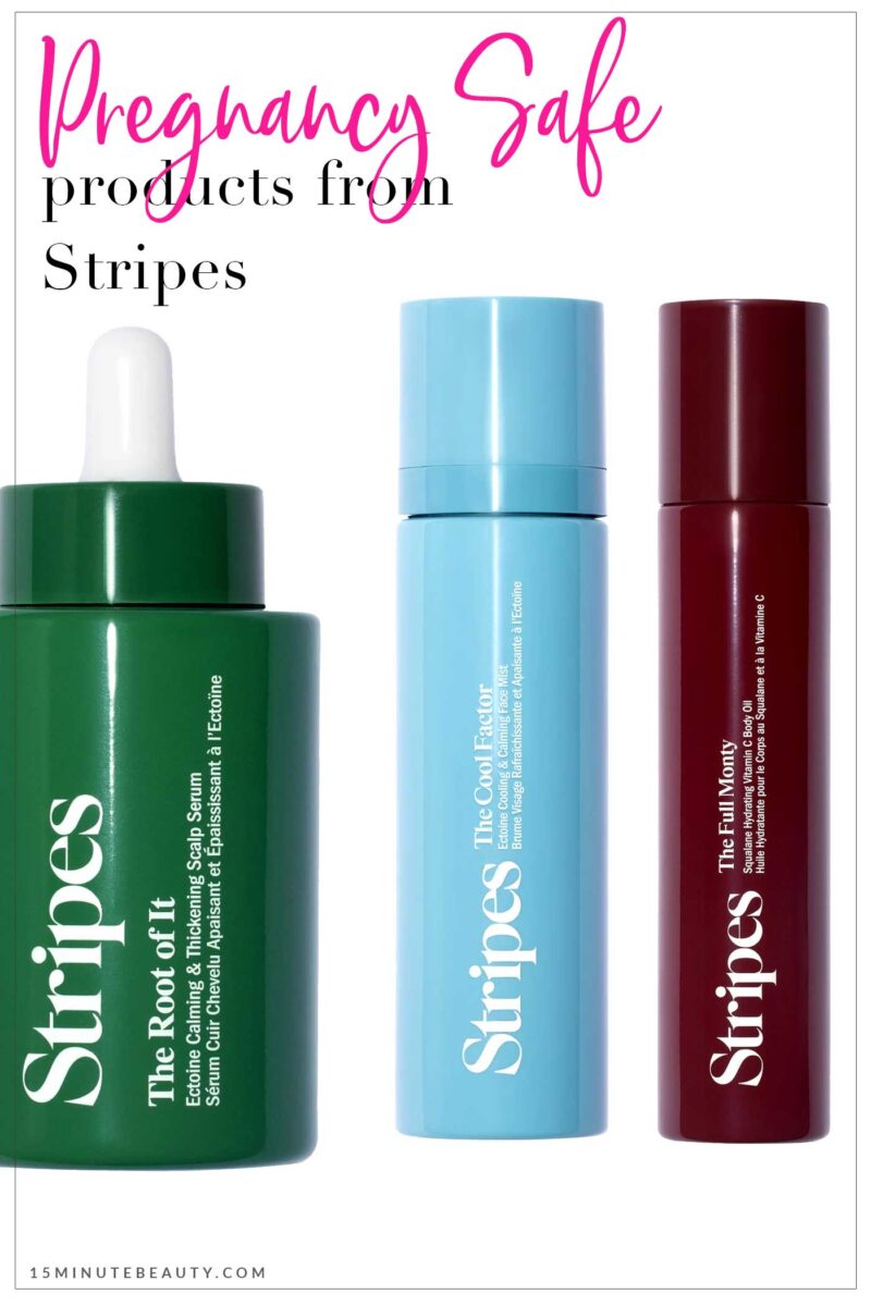Pregnancy and Nursing Safe Products from Stripes Beauty