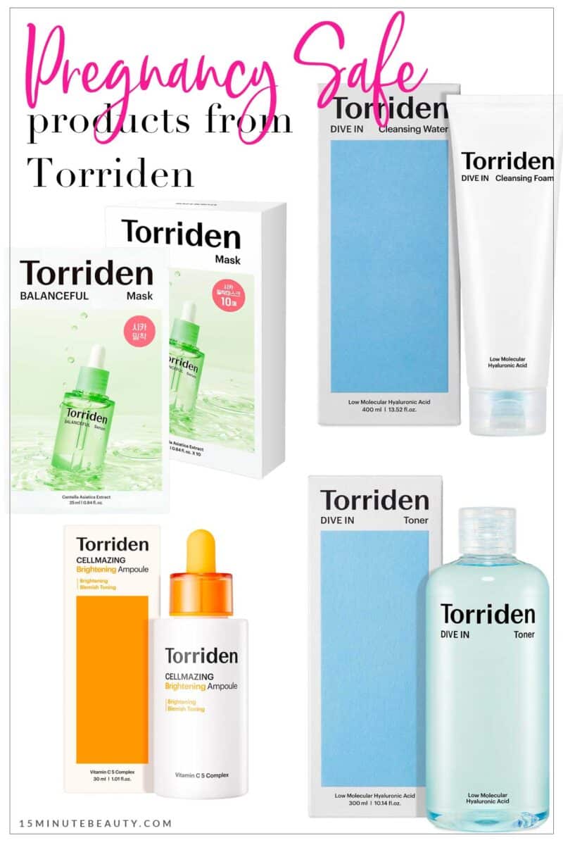 Pregnancy Safe Products from Torriden