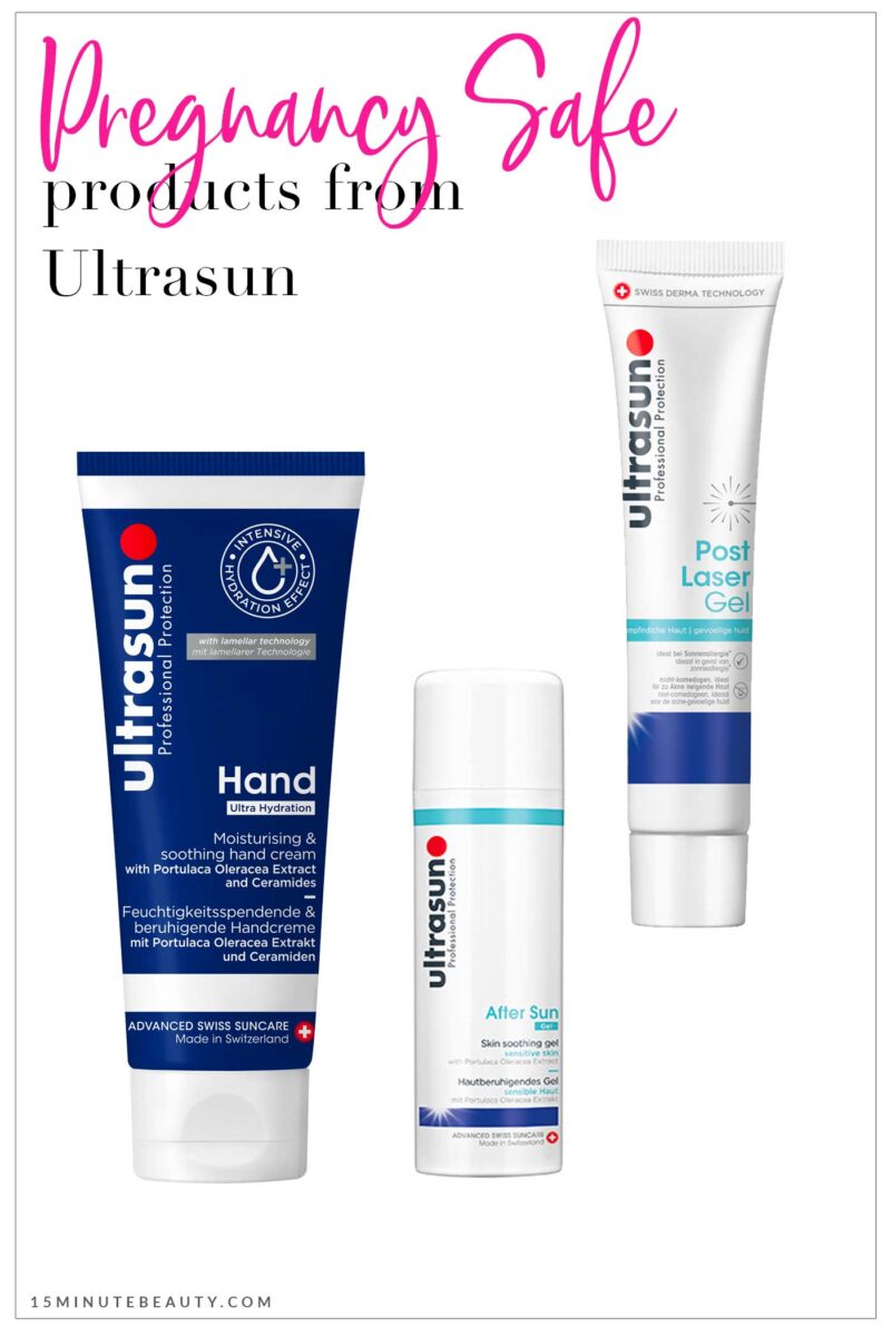 Pregnancy safe products from ultrasun
